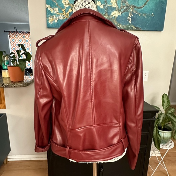 Plus size Moto Jacket - Picture 3 of 4